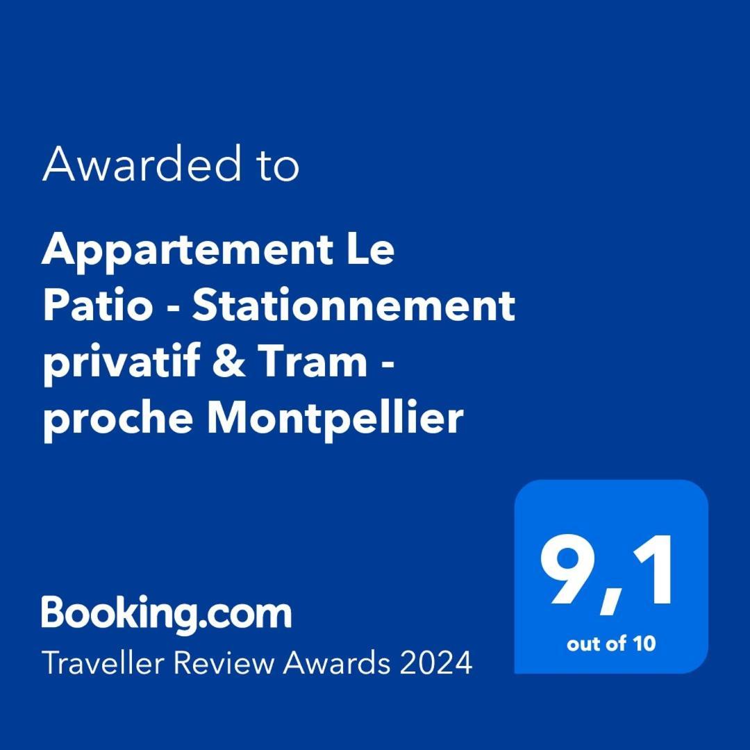 Appartement Le Patio - Stationnement Privatif & Tram - Proche Montpellier Saint-Jean-de-Védas Eksteriør bilde